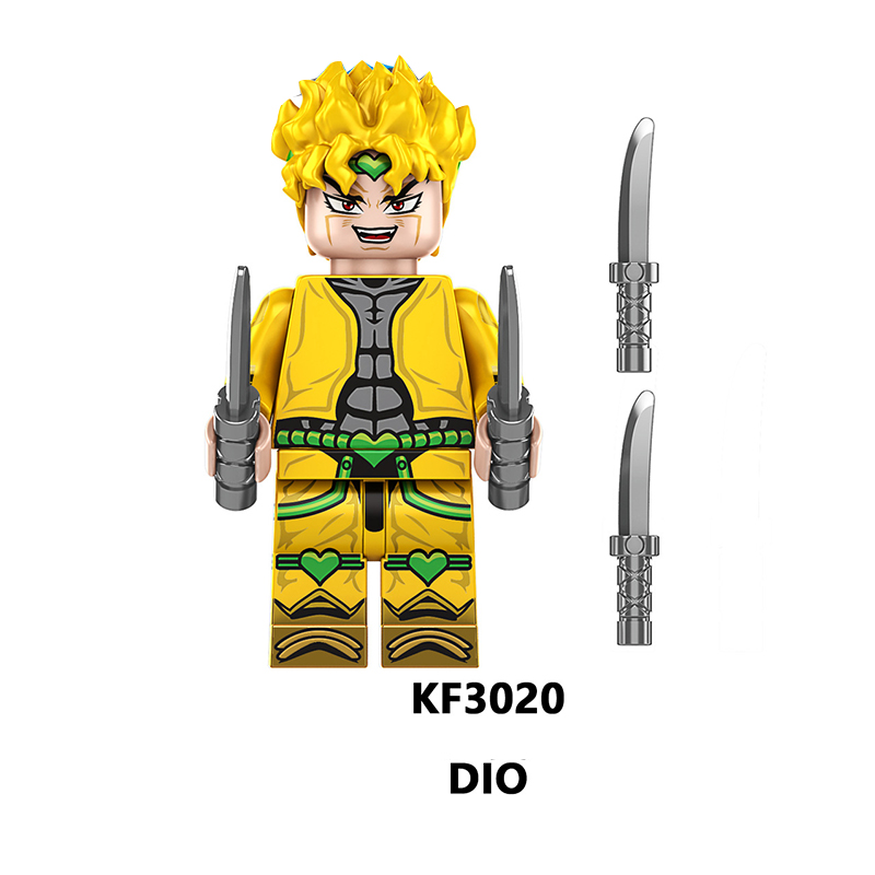 Anime Cartoon Movie Avdol Polnareff Accessories Kids Bricks