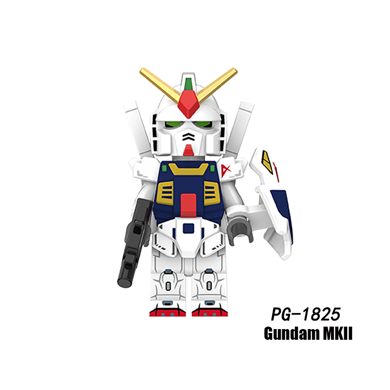 PG8305 Cartoon Anime Mobile Suit Movie Gundam Model Action Figures Kira Dorja Kabini Minifig Building Block Children Gifts Boys Toys