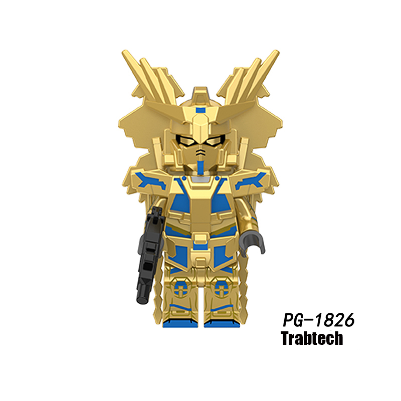 PG8305 Cartoon Anime Mobile Suit Movie Gundam Model Action Figures Kira Dorja Kabini Minifig Building Block Children Gifts Boys Toys