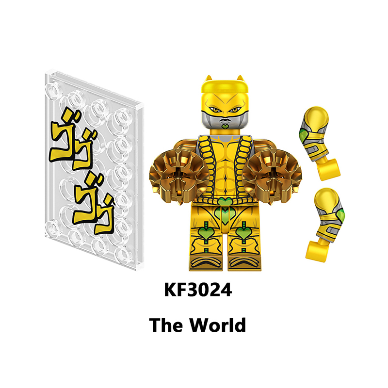 Anime Cartoon Movie Avdol Polnareff Accessories Kids Bricks