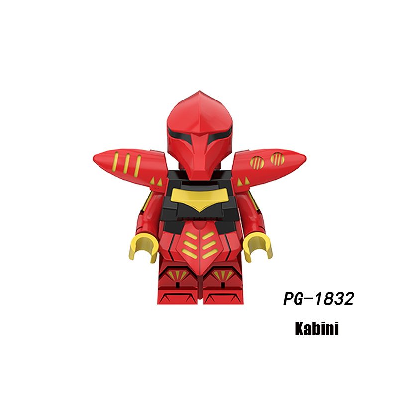PG8305 Cartoon Anime Mobile Suit Movie Gundam Model Action Figures Kira Dorja Kabini Minifig Building Block Children Gifts Boys Toys