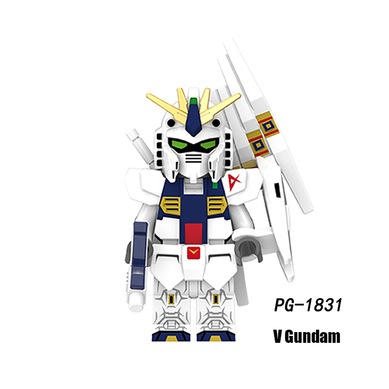 PG8305 Cartoon Anime Mobile Suit Movie Gundam Model Action Figures Kira Dorja Kabini Minifig Building Block Children Gifts Boys Toys