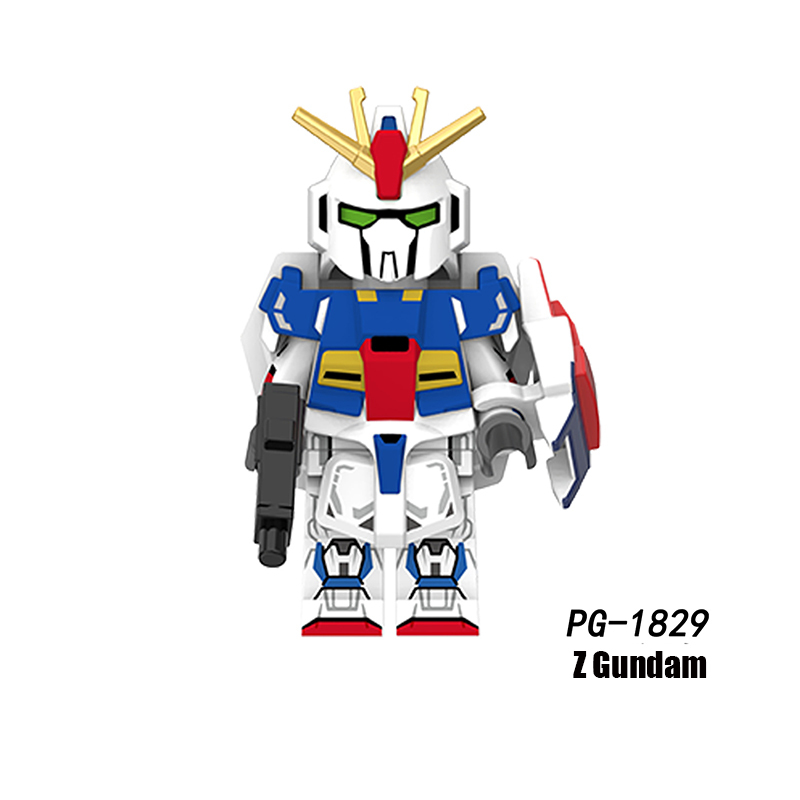 PG8305 Cartoon Anime Mobile Suit Movie Gundam Model Action Figures Kira Dorja Kabini Minifig Building Block Children Gifts Boys Toys