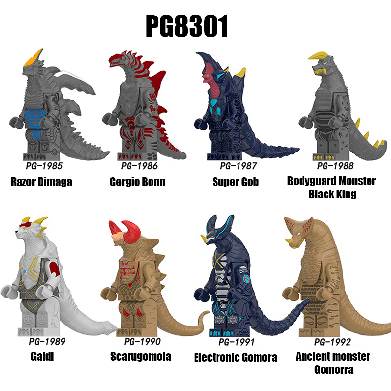 Japanese Science Fiction Film Ultraman Gaidi Minifigs Bricks