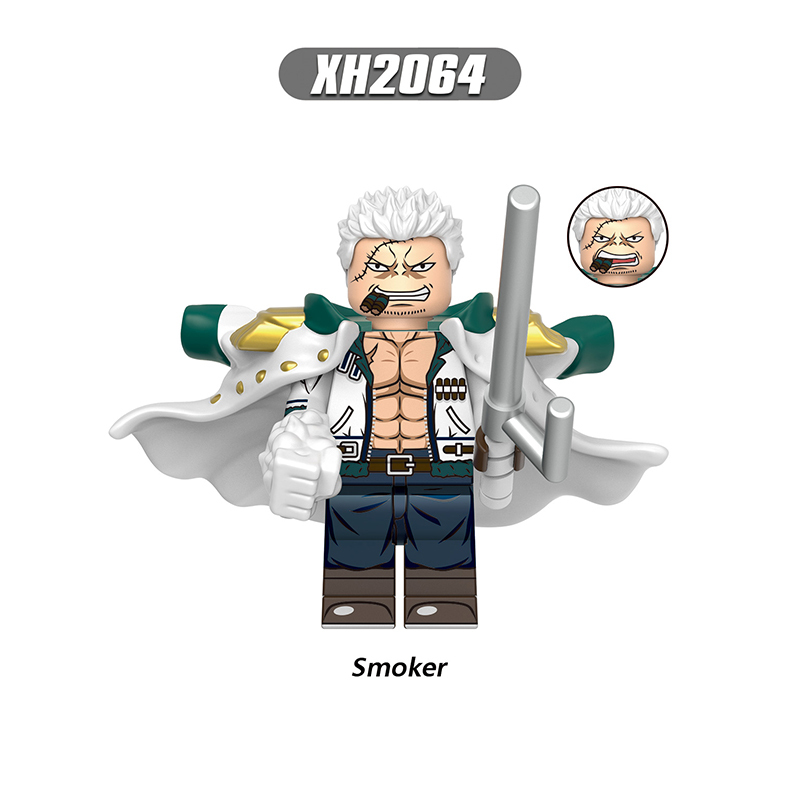 X0356 Japanese Anime One Piece Roronoa Zoro Action Figures Nico Robin Building Blocks Nami Smoker Minifigs Children Gifts Toys