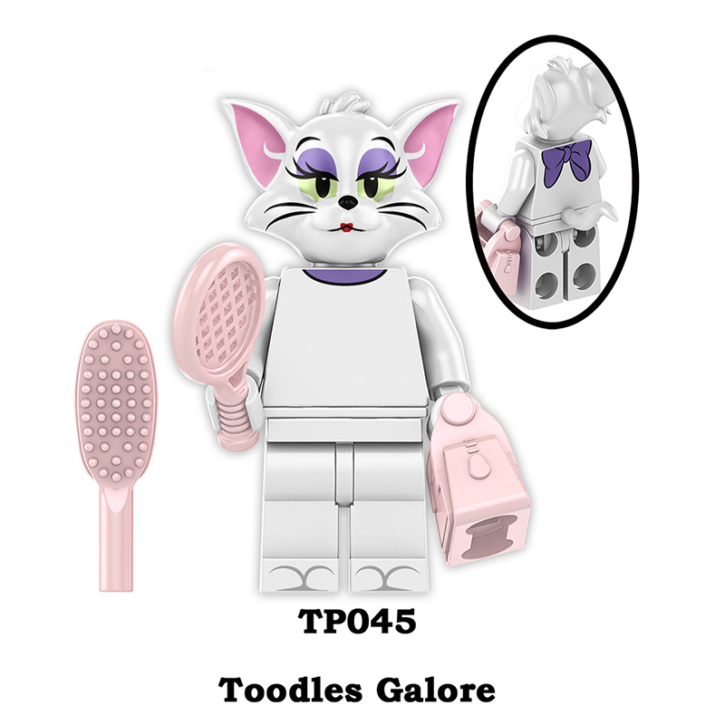 TP1006 Cartoon TV Film Tom and Jerry Minifigs Action FigureSpike Tuffy Building Blocks Meathead Children Gifts Birthday Toys