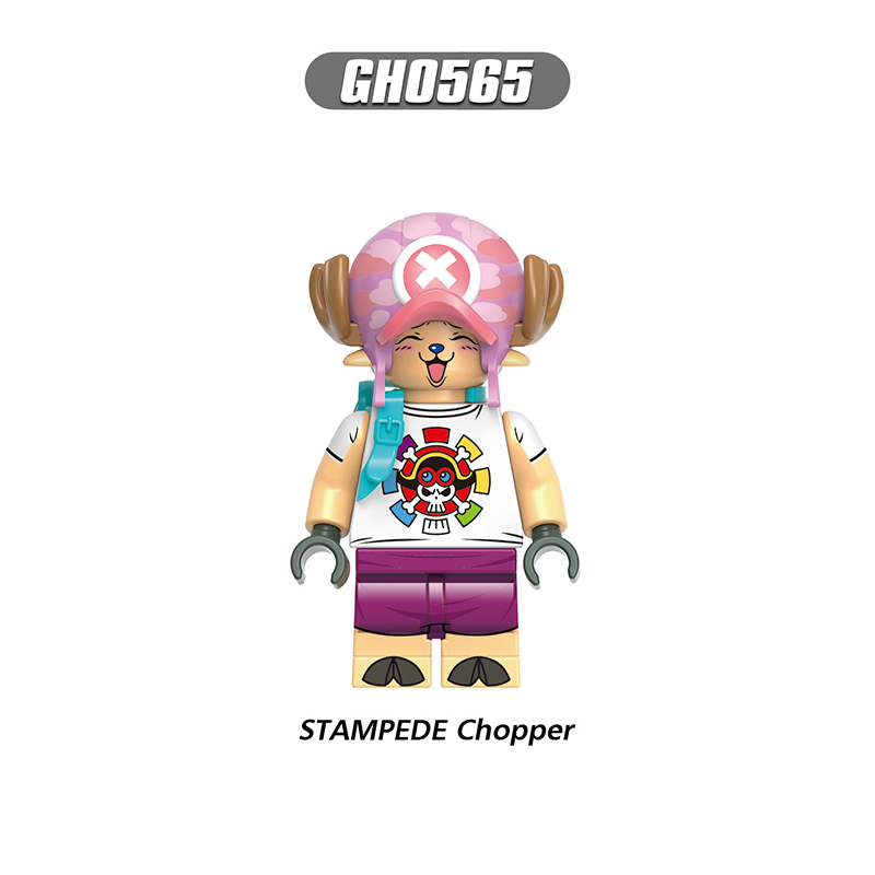 G0171 Animation One Piec Chopper Minifigs Assembling Action Figures Gold Chooper Shibuya ku Building Blocks Children Toys Gifts