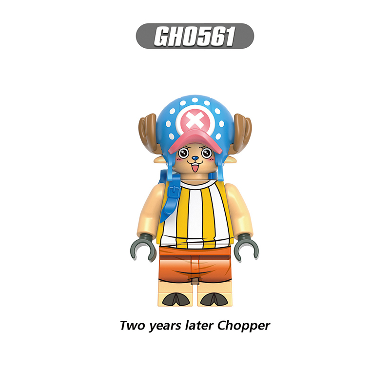 G0171 Animation One Piec Chopper Minifigs Assembling Action Figures Gold Chooper Shibuya ku Building Blocks Children Toys Gifts