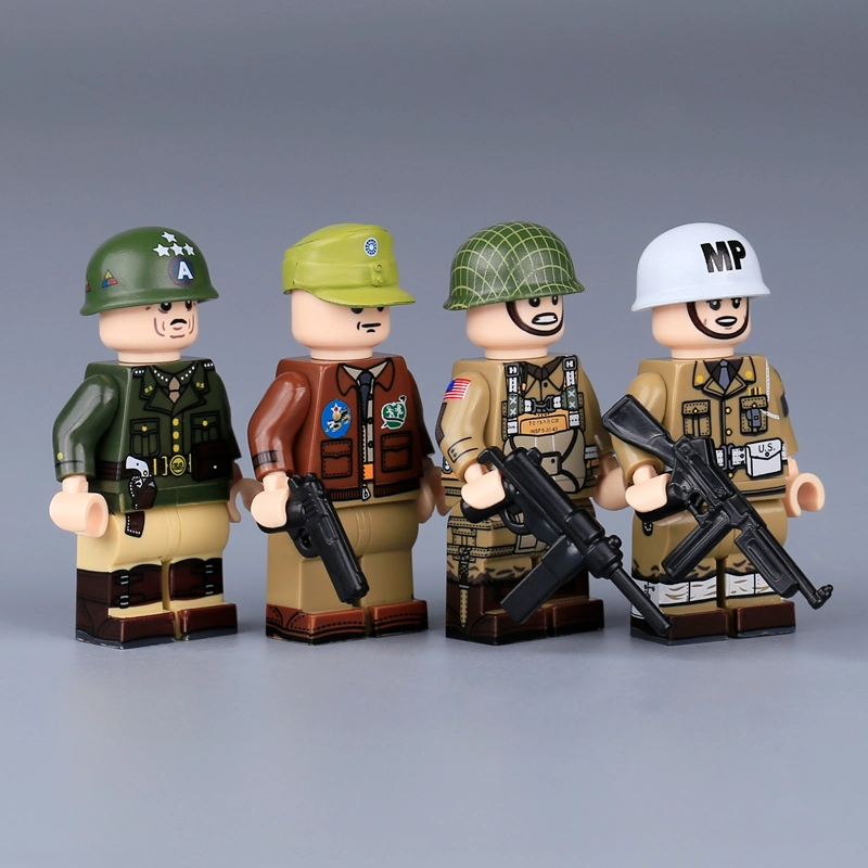 Military Air82nd Airborne Division Gun Minifigs Bricks Kits Compatible