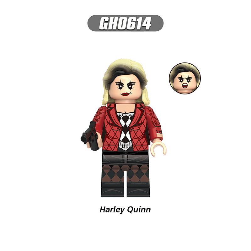 G0178 Marvel DC Joker Action Figures Building Blocks Harley Quinn Cartoon Clown Minifigs Blocks Children Toys Gifts