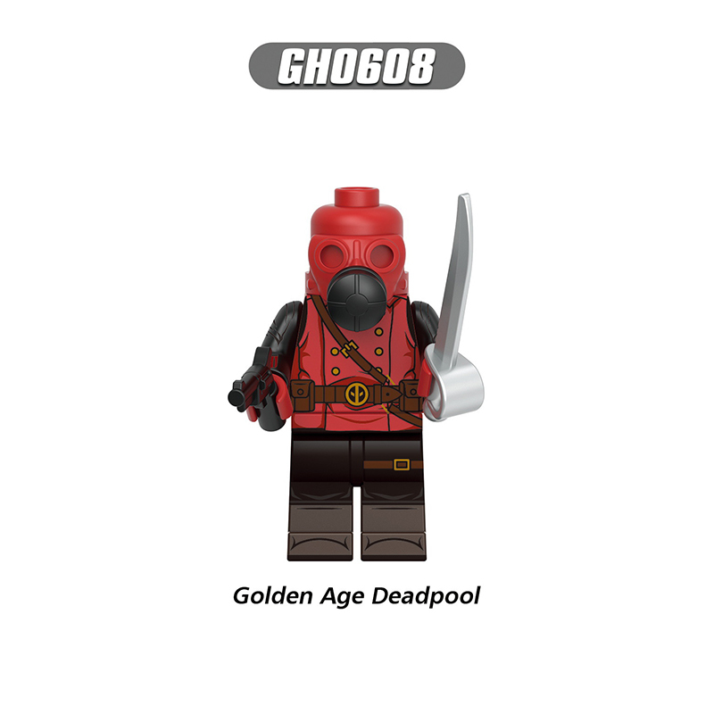 G0177 Marvel DC Zenpool Pyro Action Figures Building Blocks Deadpool Cavillerine Sabretooth Minifigs Blocks Children Toys Gifts