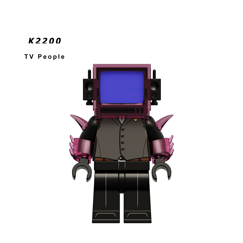 KDL829 Web Anime Series Suspended Toliet Man Building Blocks Monitor Minifigs Headscarf Toliet Man Children Gifts Toys Boys