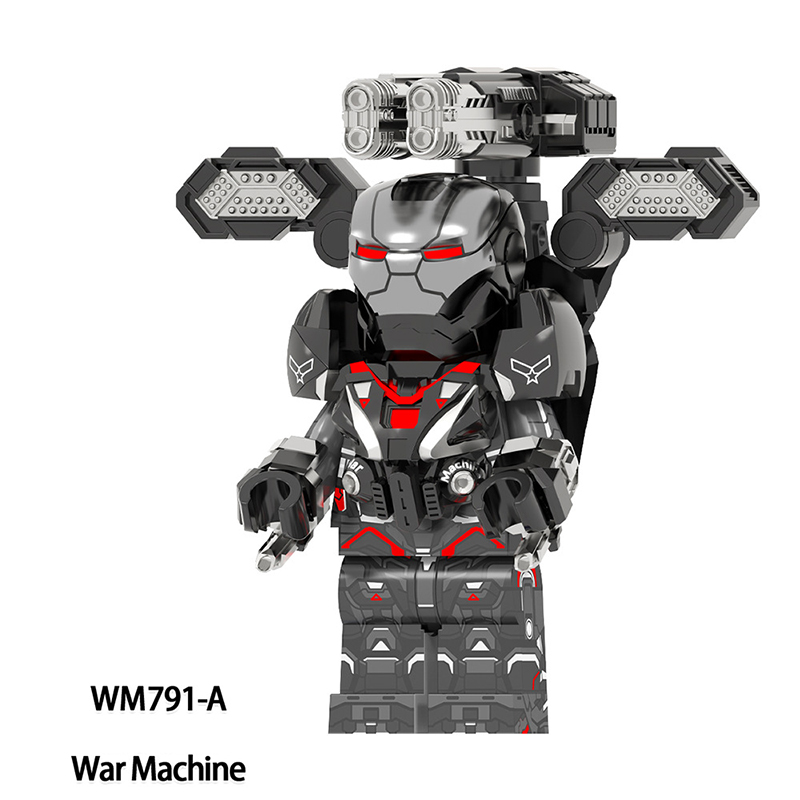 その他 BE@BRICK war machine 1000% Superheroes War Machine Minifigs Bricks Accessories Parts Weapon