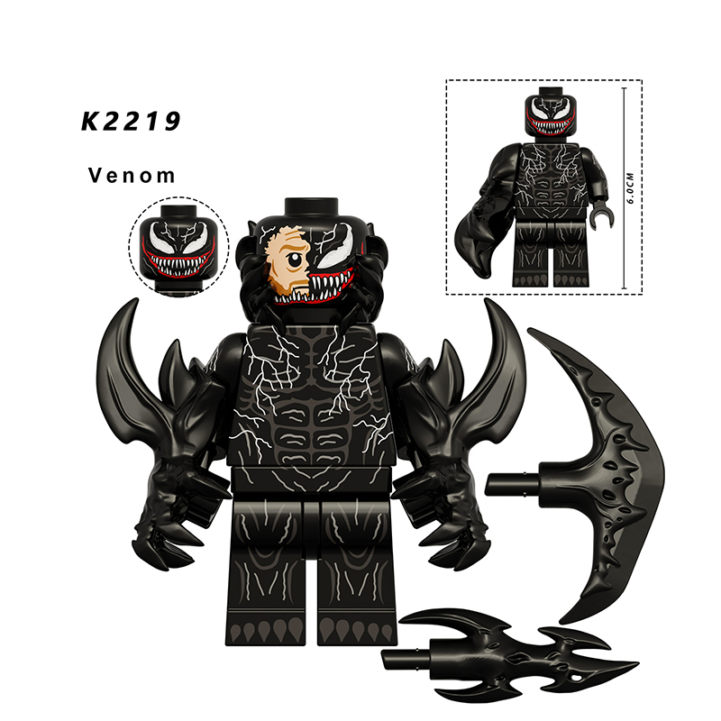 KDL832 Marvel Riot Venom Action Figure DC Comics Collection Horse Carnage Minifigs Building Blocks Children Toys Gifts Boys