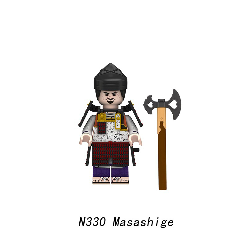 N326-333 Military Japanese Samurai Kyuzo Satsuki Minifigs Building Blocks Aoi Apenanka Army Soldiers War Weapon Accessories Models Toys