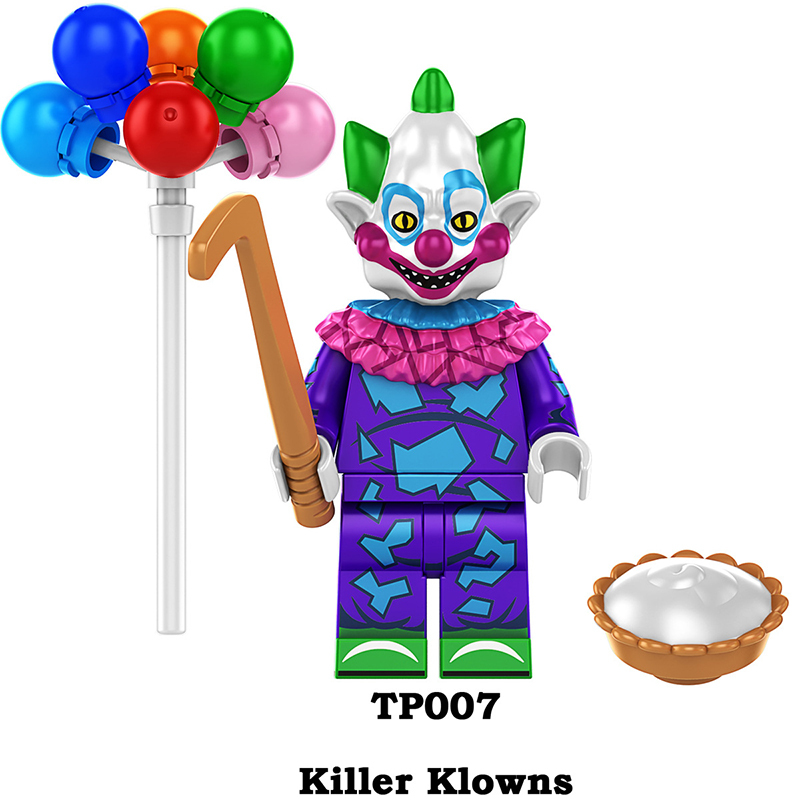 TP1001 Marvel DC Joker Action Figures Building Blocks Killer Klowns Cartoon Clown Film Minifigs Blocks Children Toys Gifts