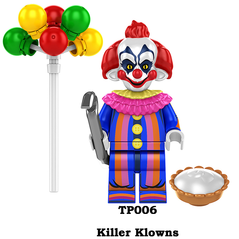 TP1001 Marvel DC Joker Action Figures Building Blocks Killer Klowns Cartoon Clown Film Minifigs Blocks Children Toys Gifts