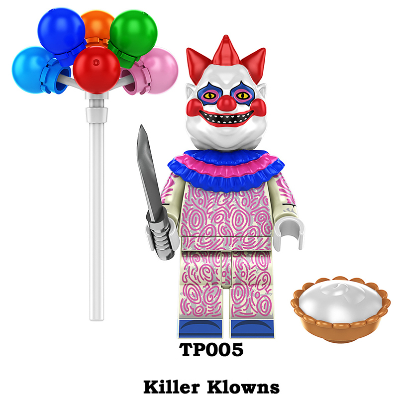 TP1001 Marvel DC Joker Action Figures Building Blocks Killer Klowns Cartoon Clown Film Minifigs Blocks Children Toys Gifts