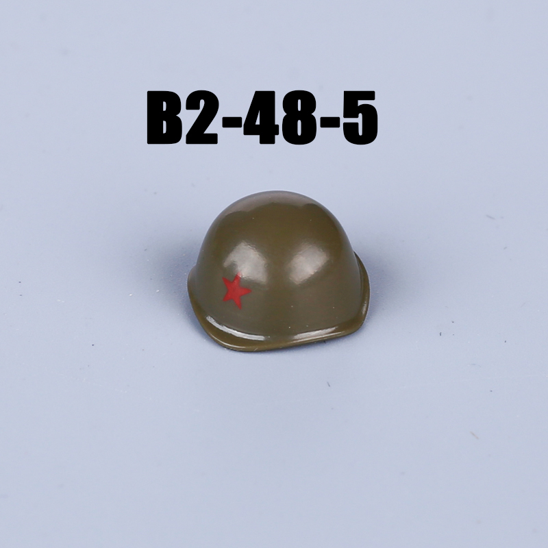 WW2 Military Soviet Soldier Helmet Building Blocks Medical Helmet Army Soliders Compatible Hats Bricks Children Gifts Toys