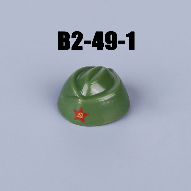 WW2 Military Soviet Soldier Helmet Building Blocks Medical Helmet Army Soliders Compatible Hats Bricks Children Gifts Toys