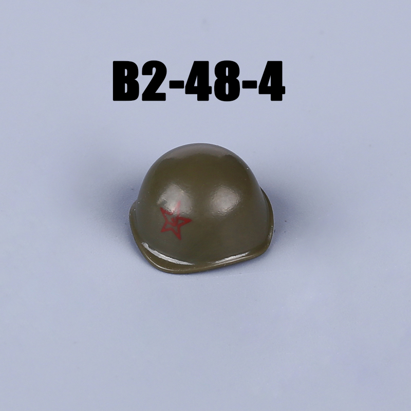 WW2 Military Soviet Soldier Helmet Building Blocks Medical Helmet Army Soliders Compatible Hats Bricks Children Gifts Toys