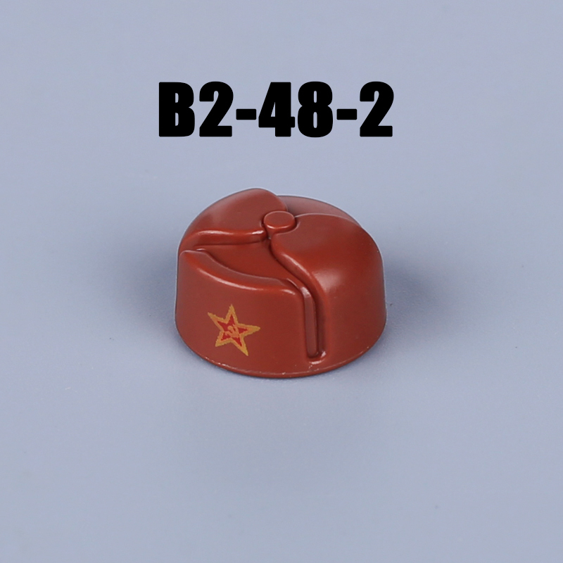 WW2 Military Soviet Soldier Helmet Building Blocks Medical Helmet Army Soliders Compatible Hats Bricks Children Gifts Toys