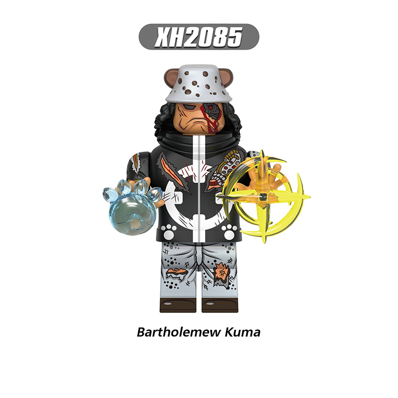 X0359 Japanese Anime One Piece Monkey D Luffy Action Figures Silvers Rayleigh Building Blocks Usopp Gild Tesoro Minifigs Children Gifts Toys