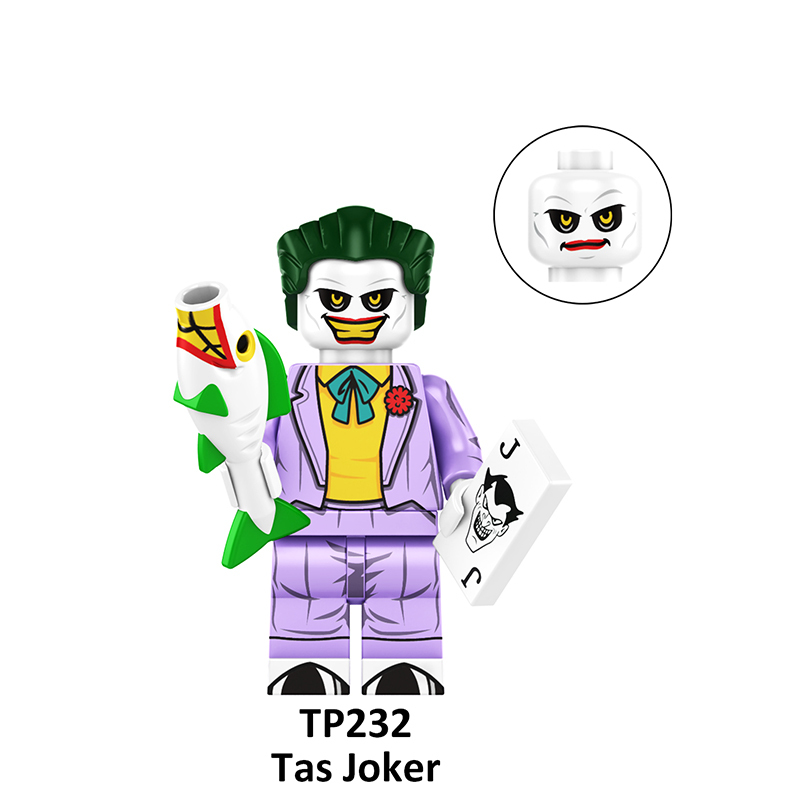 TP1029 Cartoon TV Film Arkham Joker Minifigs Action FigureSpike Joker2024 Building Blocks Meathead Children Gifts Birthday Toys
