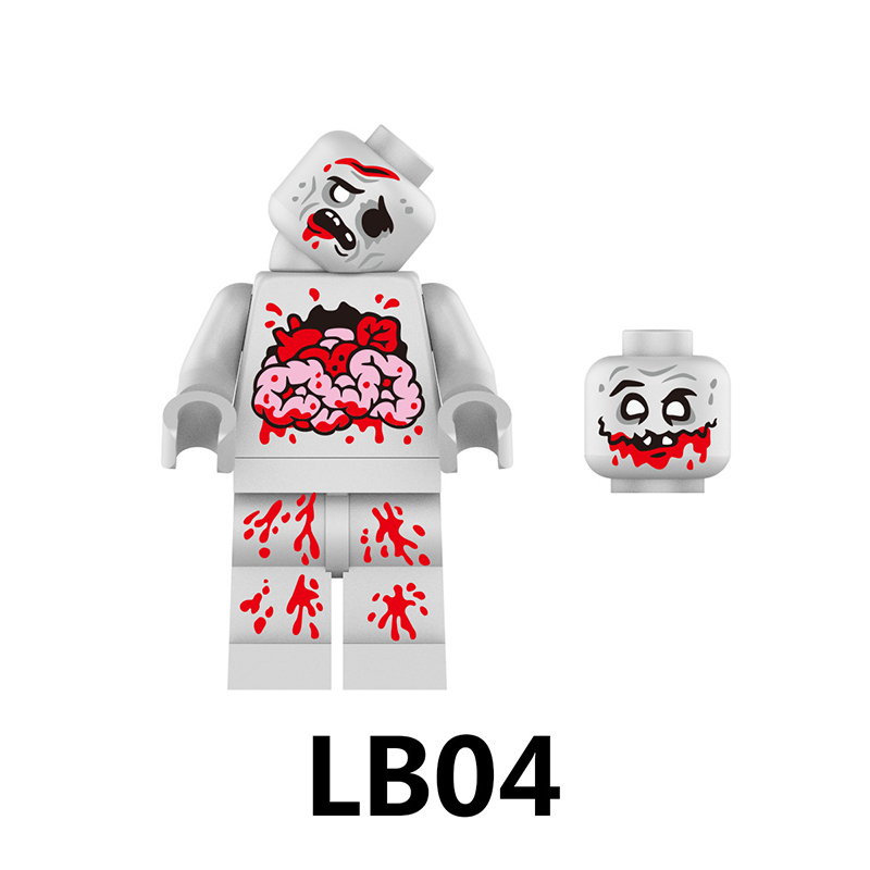 LB04 LB05 American Horror Movies Terror Minifigs Building Blocks The Conjuring Series Halloween Zombies Model Ghost Toys Boys