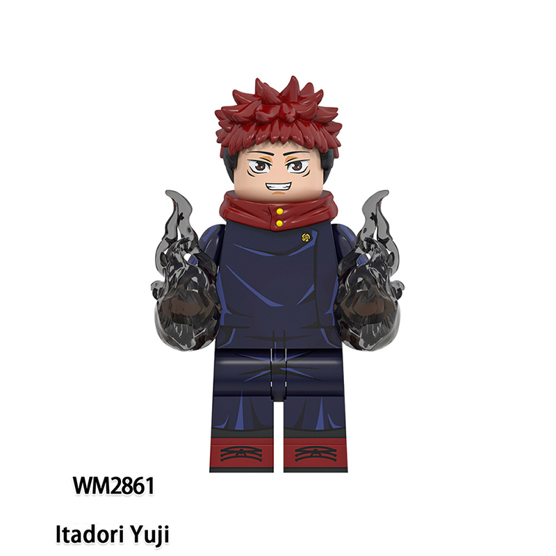WM6201 Naruto Zenin Maki Japanese Anime Action Figure Tsukumo Yuki Ryomen Sukuna Bricks Minifigs Children Gifts Boys Toys