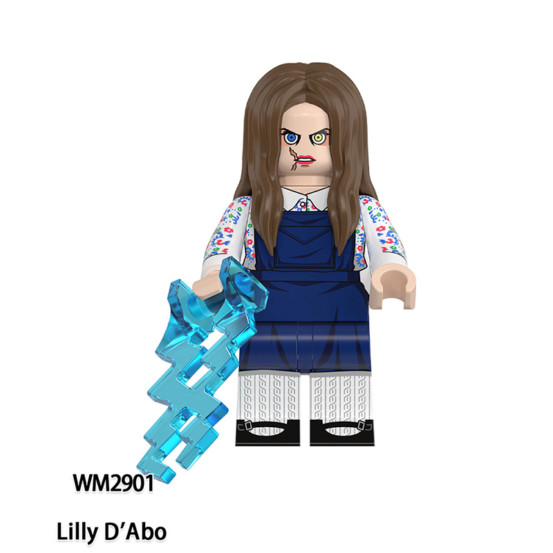 WM6205 Terror Halloween Chucky Nun Ash Anime Action Figure Terrifier Abo Silence Bricks Minifigs Children Gifts Boys Toys