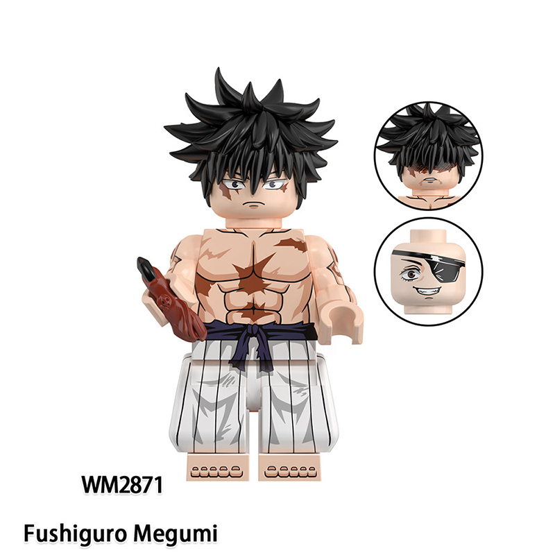 WM6202 Naruto Aeries Anime Yorozu Ryomen Sukuna Minifigs Building Blocks Kamo Noritoshi Action Figures Children Toys Gifts