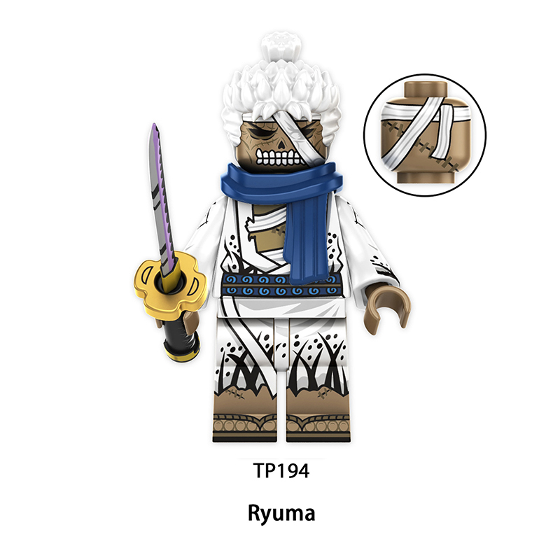 TP185 TP187 Japanese Anime One Piece Shanks Eustass Kid Action Figures Bartolomeo Building Blocks Ryuma Minifigs Children Gifts Toys TP191 TP194