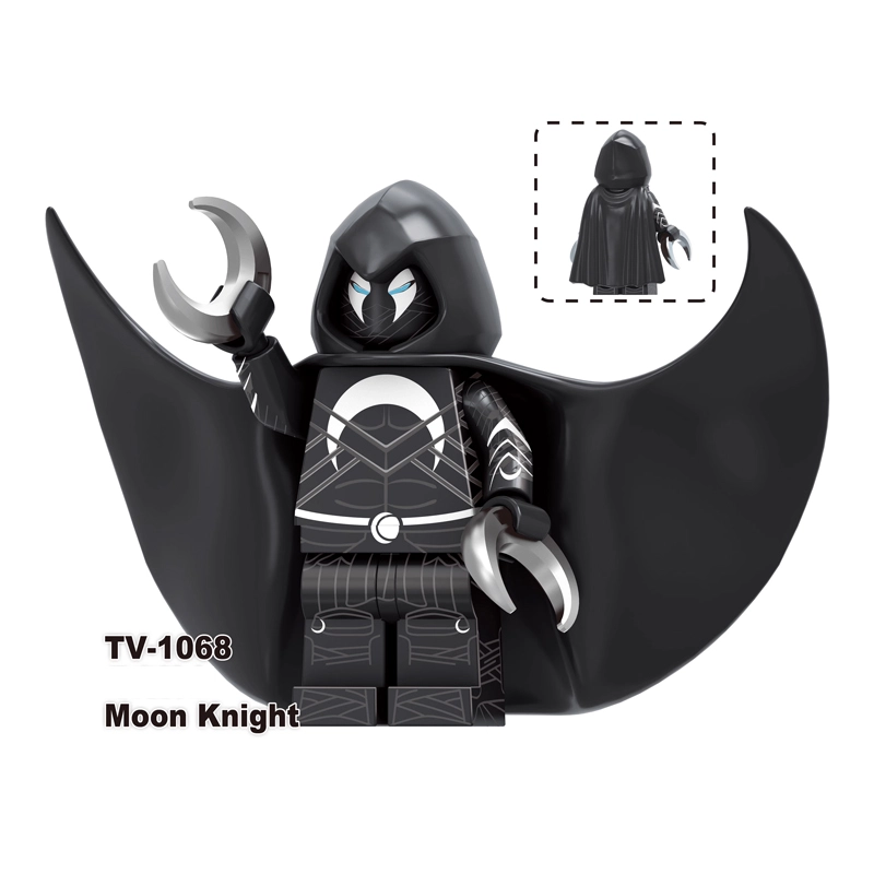 TV6208 Marvel DC Super Hero Wolverine Moon Knight Action Figures Magneto Minifigs Building Blocks Model Collection Toys Children Gifts