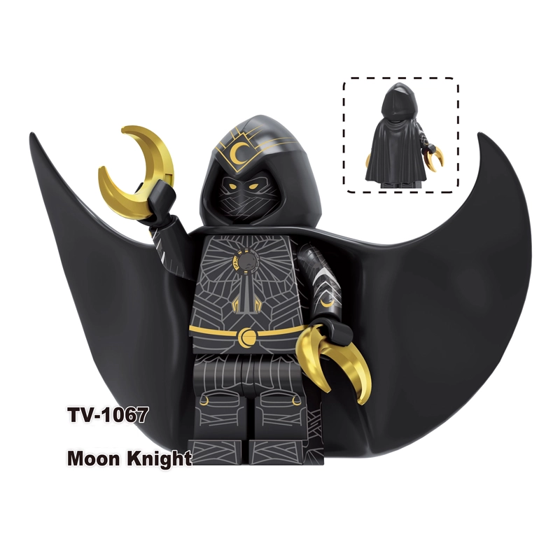 TV6208 Marvel DC Super Hero Wolverine Moon Knight Action Figures Magneto Minifigs Building Blocks Model Collection Toys Children Gifts