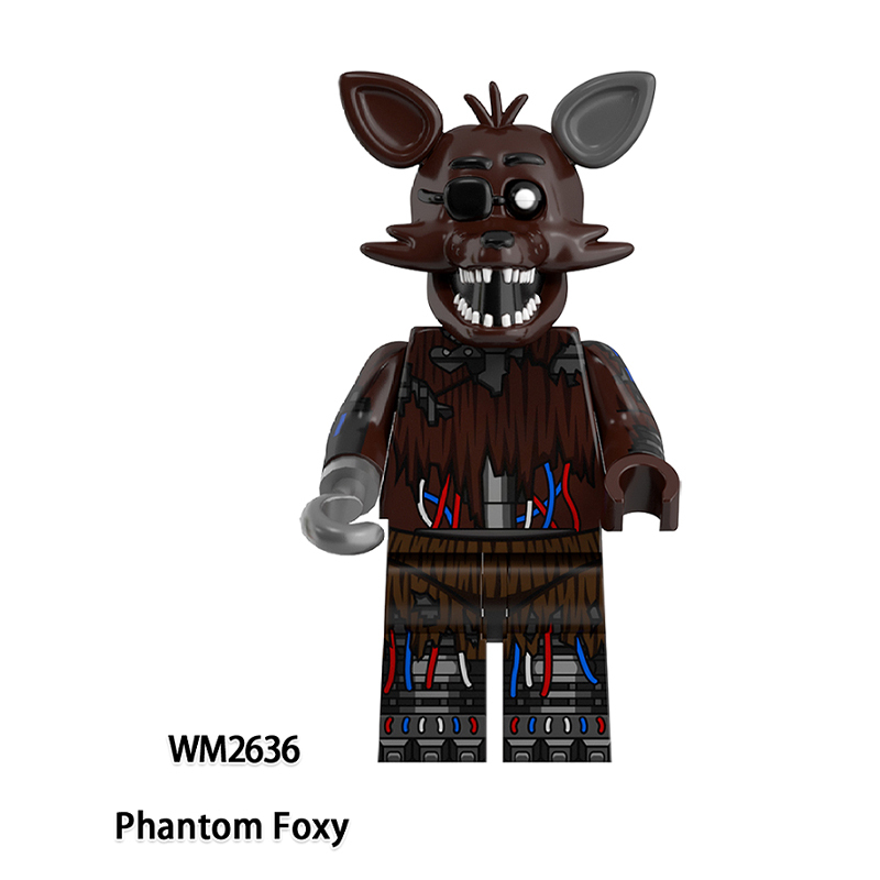 WM6173 Game Nightmare Freddy Phantom Foxy Action Figures Building Blocks Springtrap Minifigs Collection Children Birthday Gifts Toys