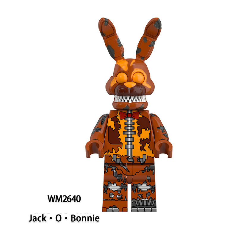 WM6173 Game Nightmare Freddy Phantom Foxy Action Figures Building Blocks Springtrap Minifigs Collection Children Birthday Gifts Toys