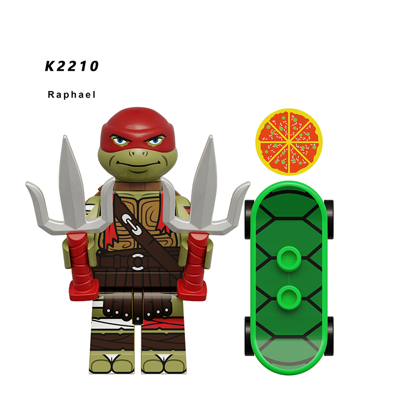 American Anime Teenage Mutant Ninja Turtles Minifigs Bricks Compatible
