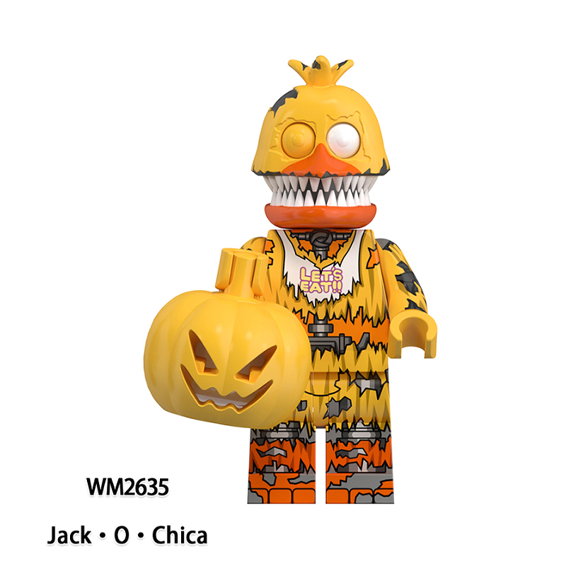 WM6173 Game Nightmare Freddy Phantom Foxy Action Figures Building Blocks Springtrap Minifigs Collection Children Birthday Gifts Toys