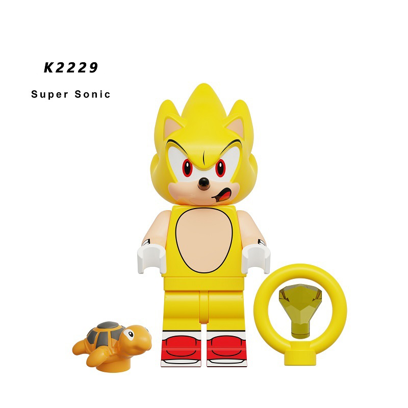 KDL835 Anime Sonic the Hedgehog Minifig Miles Prower Amy Rose Movies Action Figures Building Blocks Kids Birthday Gifts Boys