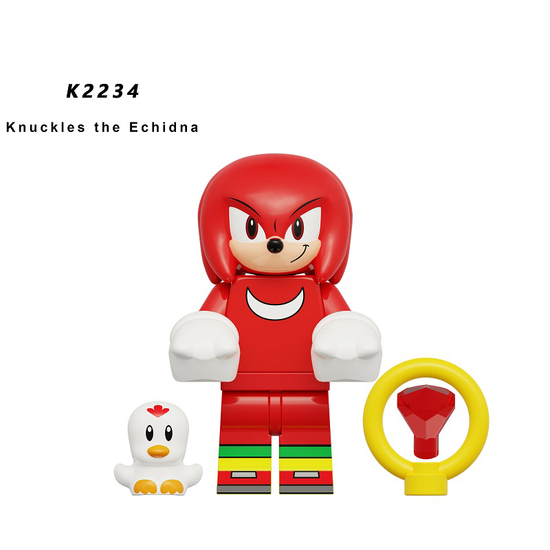 KDL835 Anime Sonic the Hedgehog Minifig Miles Prower Amy Rose Movies Action Figures Building Blocks Kids Birthday Gifts Boys