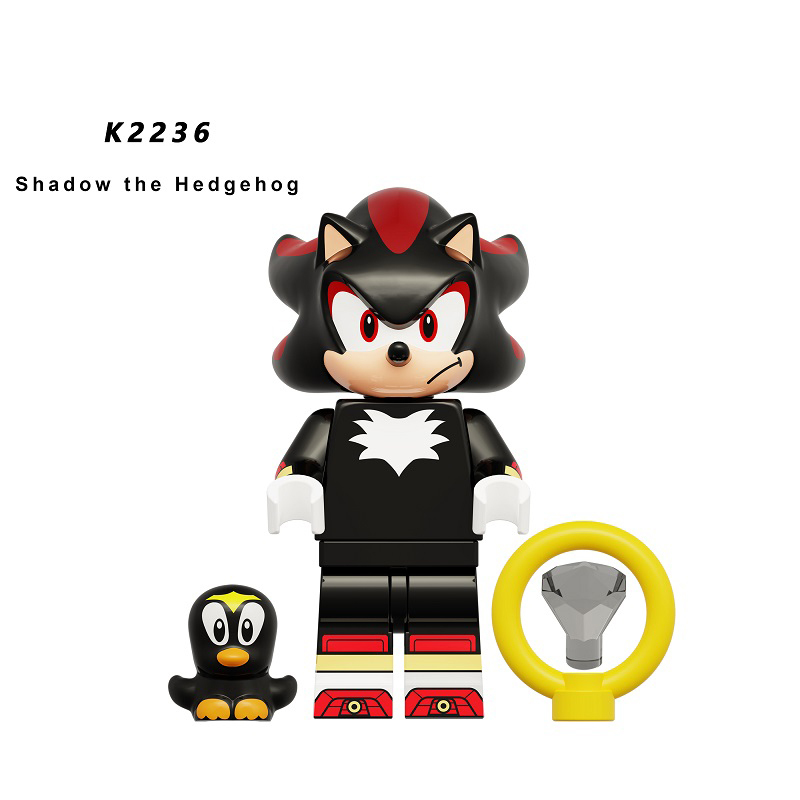 KDL835 Anime Sonic the Hedgehog Minifig Miles Prower Amy Rose Movies Action Figures Building Blocks Kids Birthday Gifts Boys