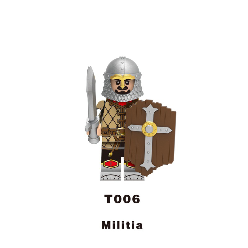 Medieval Militia Spearman Footman Weapon War Military Compatible