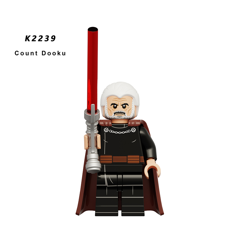 KDL836 Star Wars Imperial Storm Troopers Count Dooku Minifigs Building Blocks Praetorian Guard Solider Weapon Toys Children Gifts