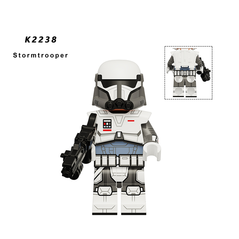 KDL836 Star Wars Imperial Storm Troopers Count Dooku Minifigs Building Blocks Praetorian Guard Solider Weapon Toys Children Gifts