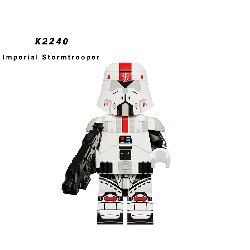 KDL836 Star Wars Imperial Storm Troopers Count Dooku Minifigs Building Blocks Praetorian Guard Solider Weapon Toys Children Gifts