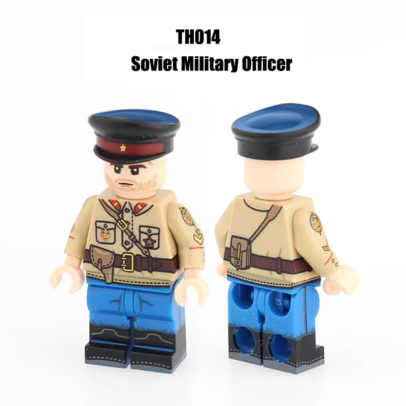 WW2 Soviet Infantry Coat Offical Action Figures PPS SKS PPS43 Army Building Blocks Weapons Gun Toys Boys Compatible