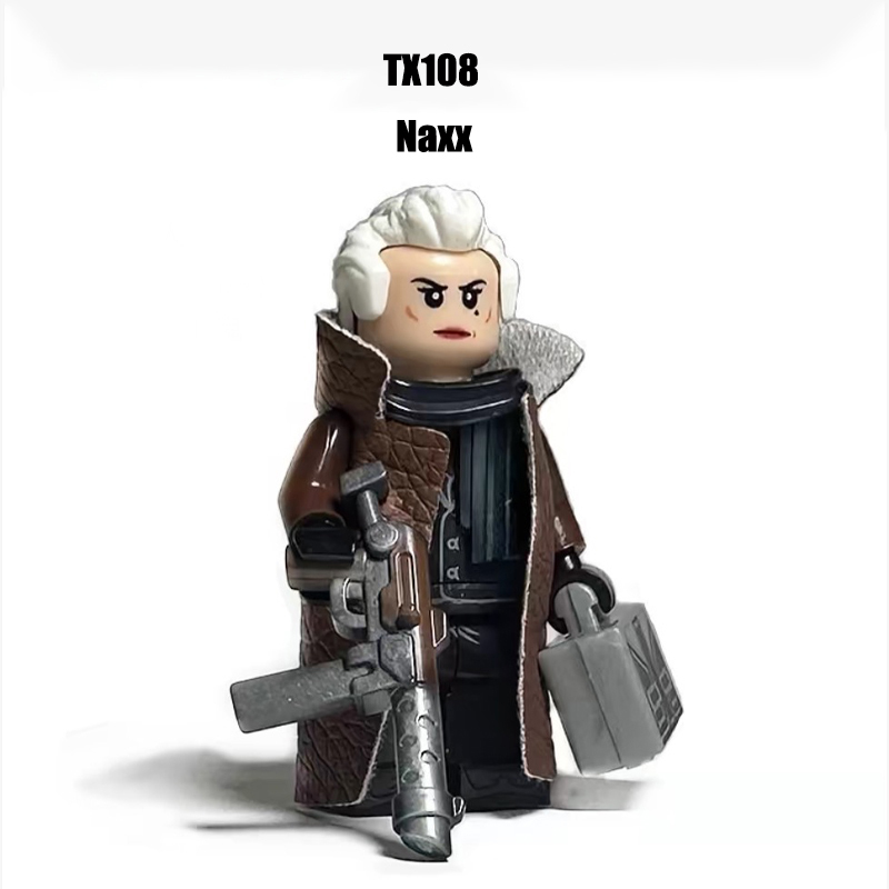 Military Bounty Hunter Naxx Alexandria Cardelot Armed Forces Action Figure Building Blocks Weapons Gun Toys Boys Compatible