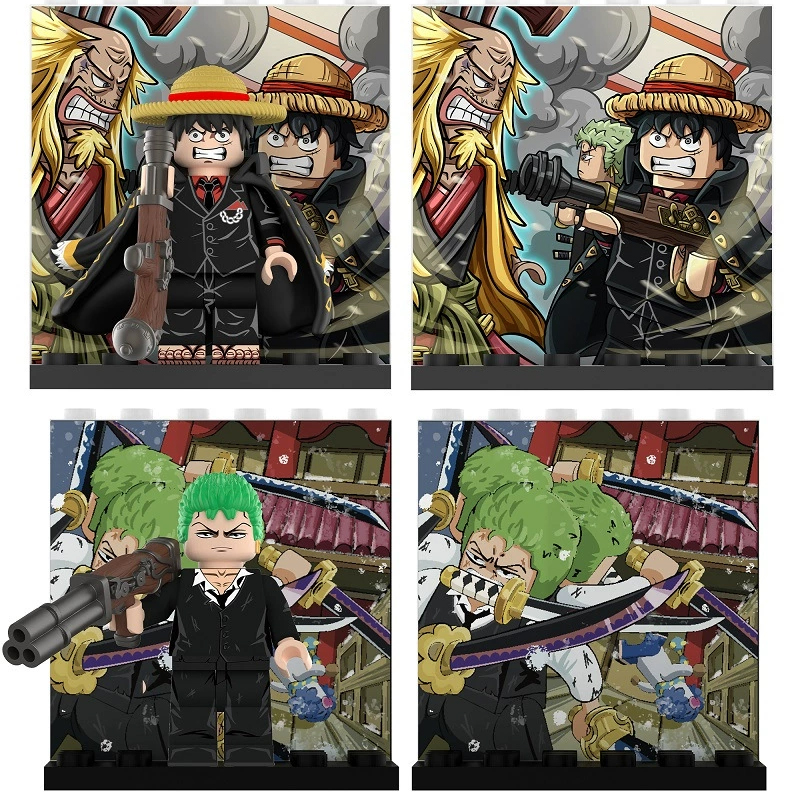 Japanese Anime Game Roronoa Zoro Action Figures Kids Compatible