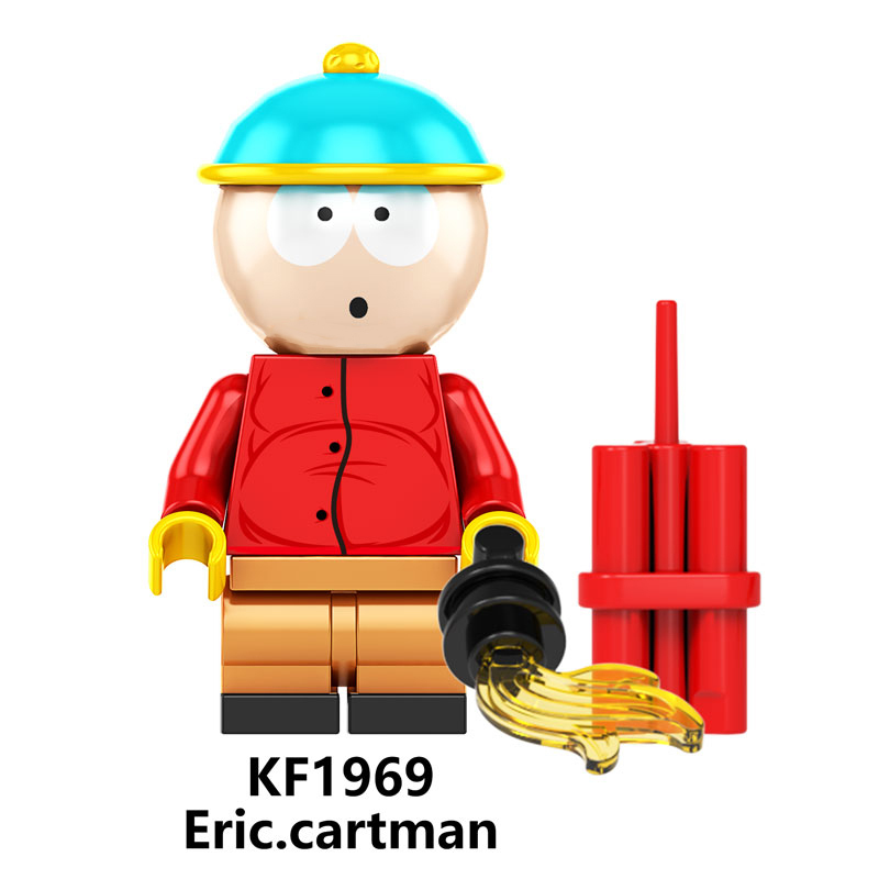 KF6192 Cartoon Butters Stotch Eric.cartman Minifigs Building Blocks Stan Marsh Action Figures Children Gifts Birthday Toys